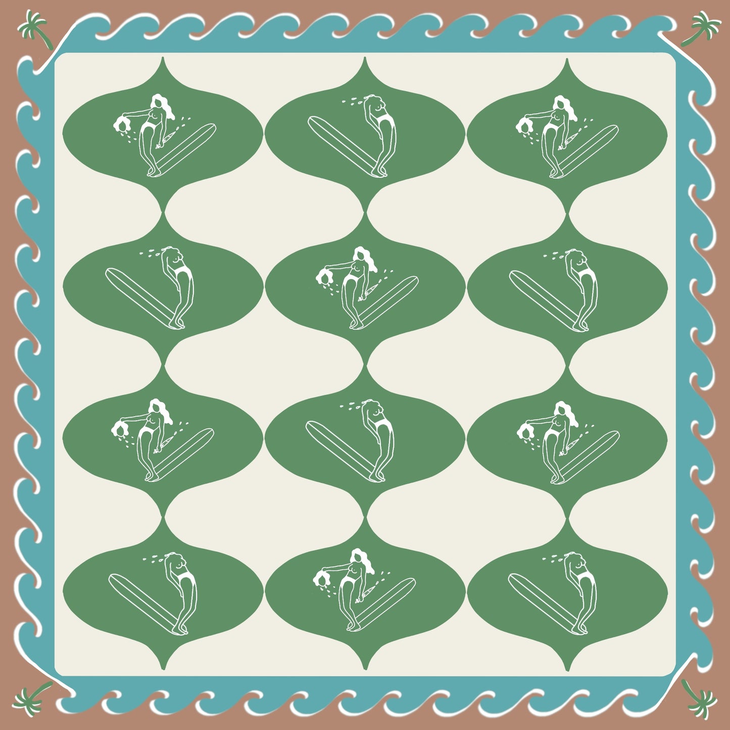 WELCOME TO PARADISE HEADSCARF