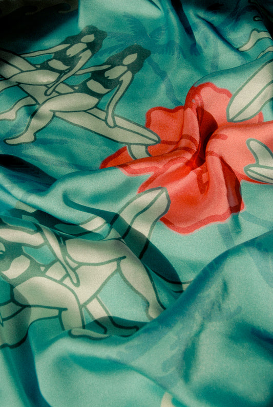 HIBISCUS HEADSCARF