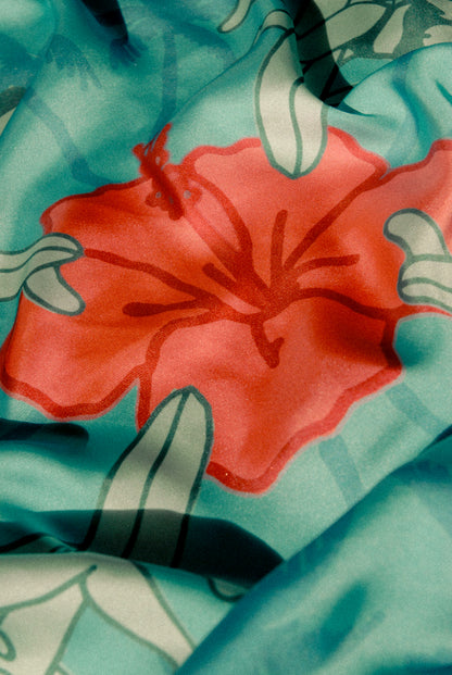 HIBISCUS HEADSCARF