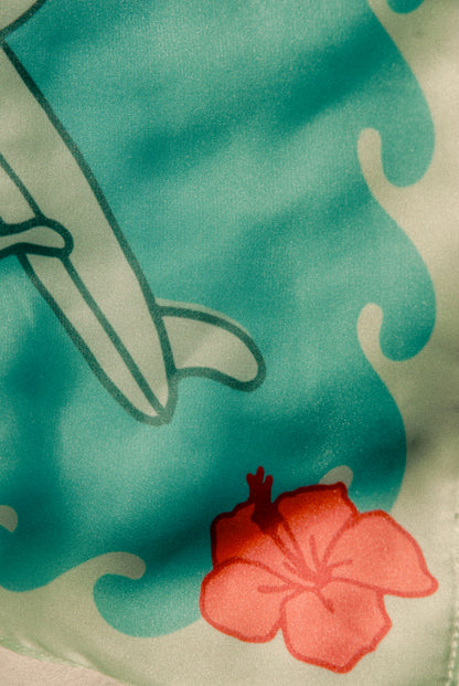 HIBISCUS HEADSCARF